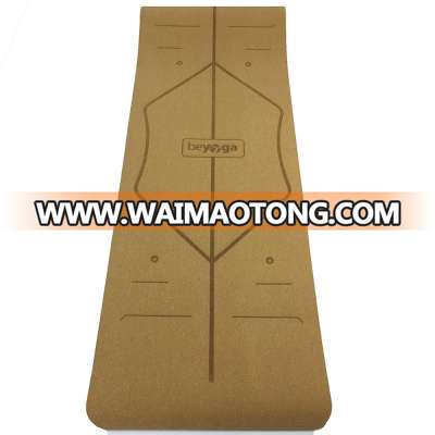 manufacture custom printed 5mm Cork Yoga Mat Eco Friendly,Cork Rubber Yoga Mat